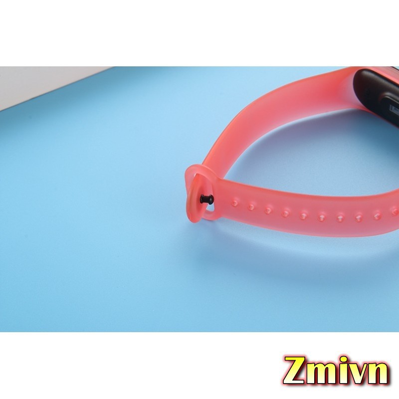 Dây silicon Xiaomi Miband 3 trong suốt