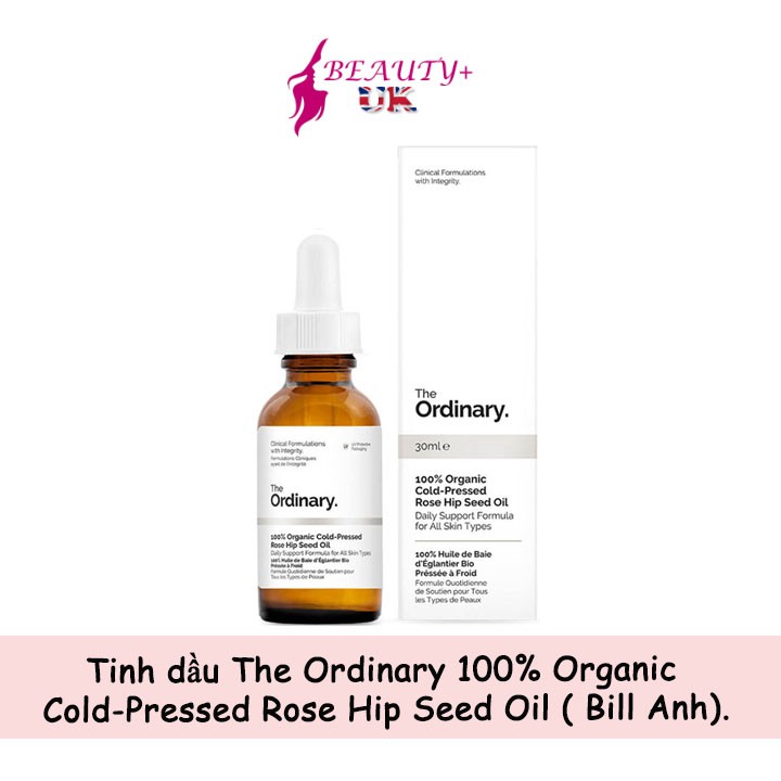 Tinh dầu The Ordinary 100% Organic Cold-Pressed Rose Hip Seed Oil ( Bill Anh)