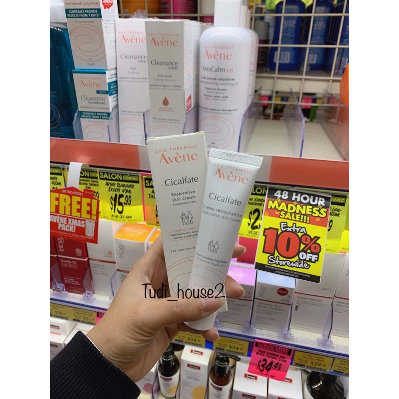 Kem dưỡng Avene Cicalfate + Repairing Protective Cream 40ml