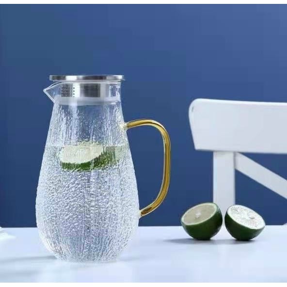 [ kèm ảnh thật ] Bình nước thủy tinh chịu nhiệt