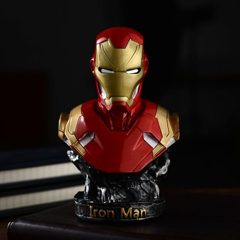 Mô hình Iron Man tượng bán thân Mk46 18cm trang trí phòng.