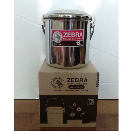 Camen inox 304 có quai  Zebra 151625  - 151624