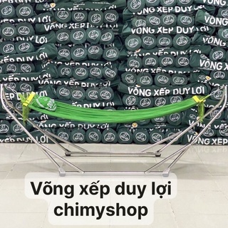 Võng xếp duy lợi khung inox cỡ lớn