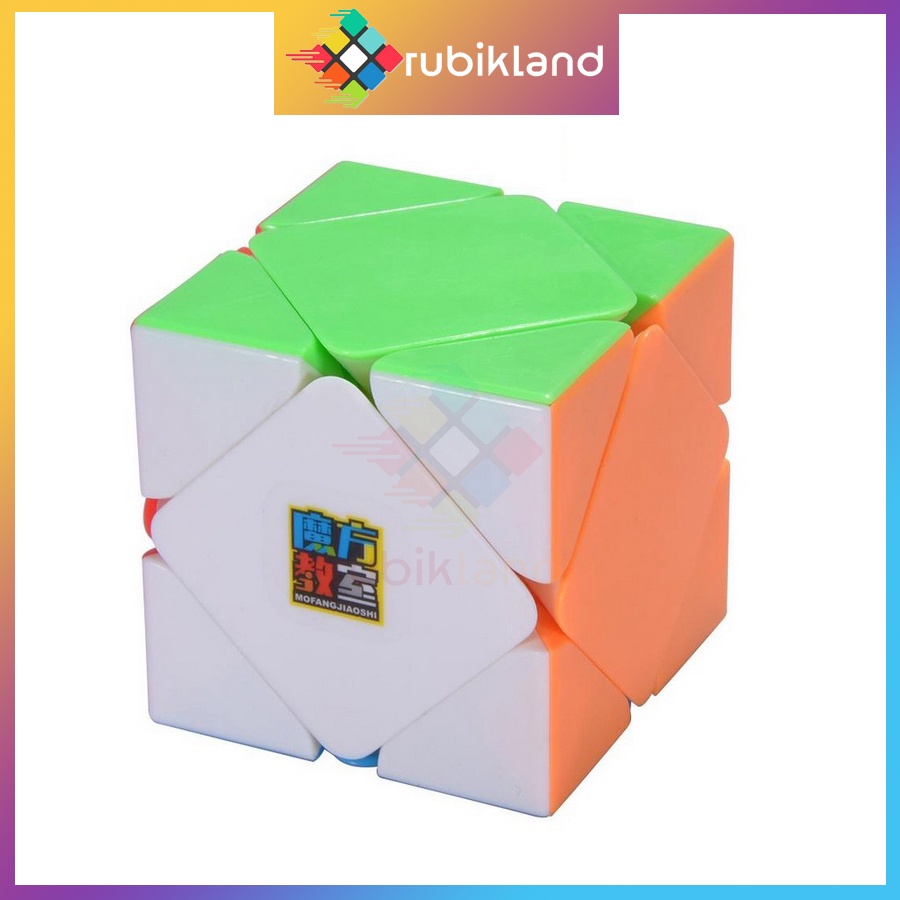 Rubik Skewb MoYu MeiLong Stickerless Rubic Biến Thể Đồ Chơi Trí Tuệ Trẻ Em