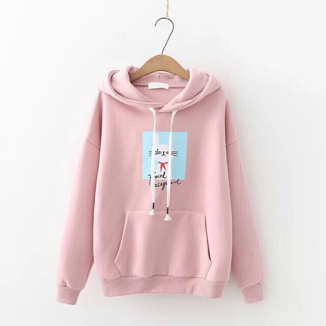 Áo hoodie thỏ mẫu mới siêu cute, áo hoodie nỉ đủ màu như hình