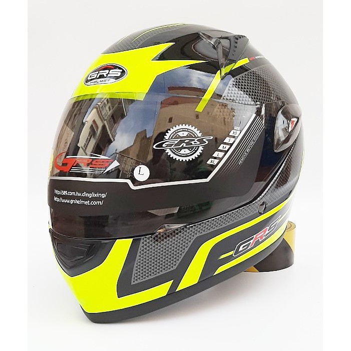 Kính thay thế mũ nón bảo hiểm fullface trùm đầu GRS A801K (Kính chính hãng GRS)