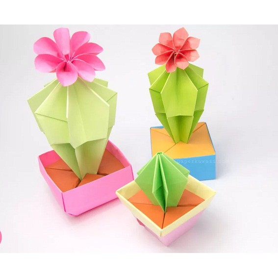 Giấy Origami màu 2 mặt giống nhau - Tập 100 tờ, 10 màu