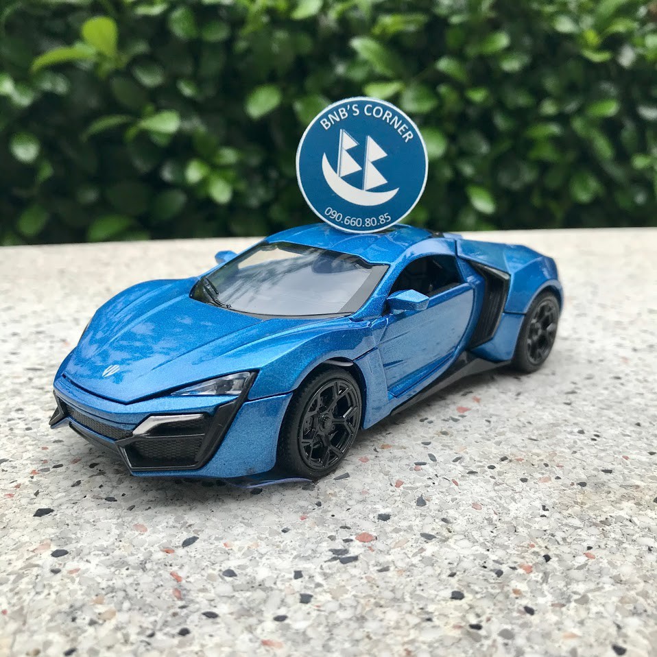 Xe mô hình 1:32 Lykan Hypersport hãng Mini Auto