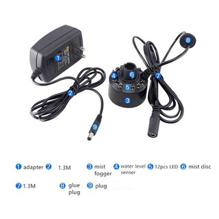 Máy Tạo Khói 12 Đèn Led