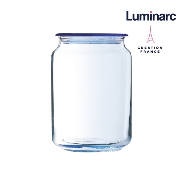 Bộ 3 Hũ Thuỷ Tinh Luminarc Rondo Blue 1L- LUHUL0364