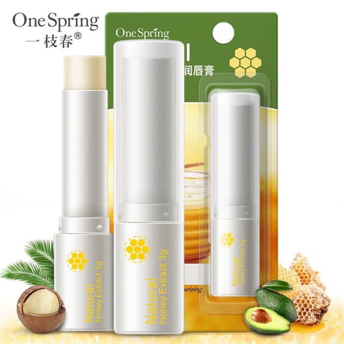 (hàng Mới Về) Son Dưỡng Môi One Spring Chiết Xuất Mật Ong Tự Nhiên