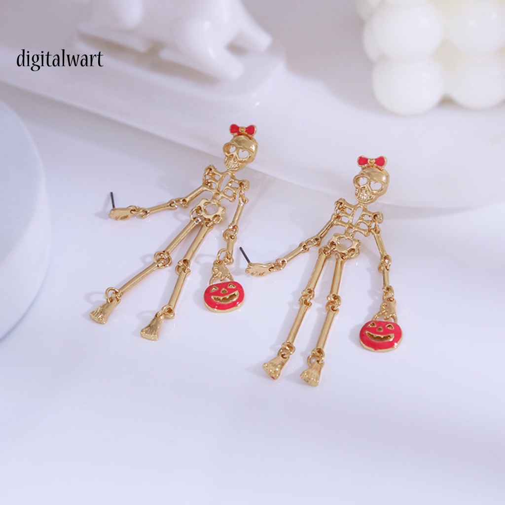 Kỹ Thuật Số| 1 Đôi Bông Tai Hình Ma Phong Cách Punk Dành Cho Nữ