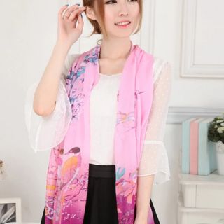 Khăn choàng nữ đẹp voan lụa