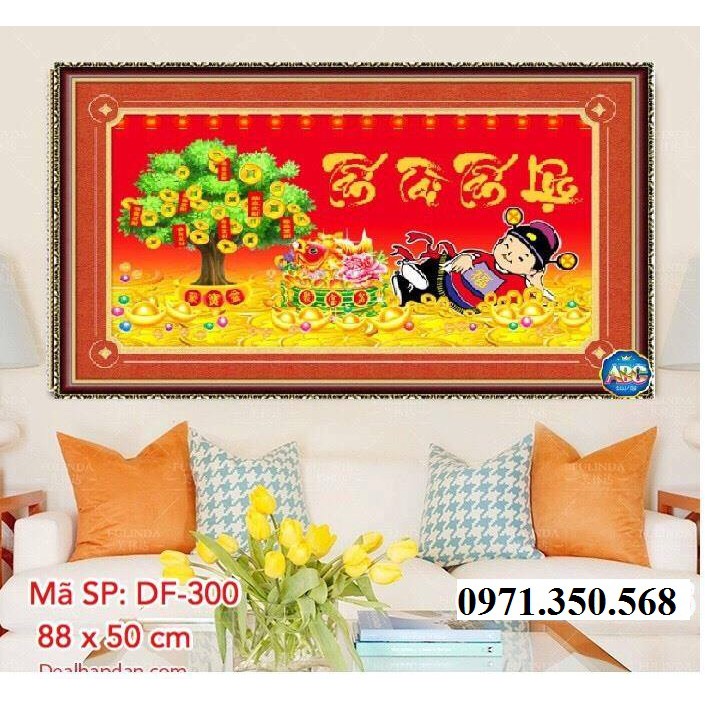 Tranh gắn đá DZ-300 - 88x50