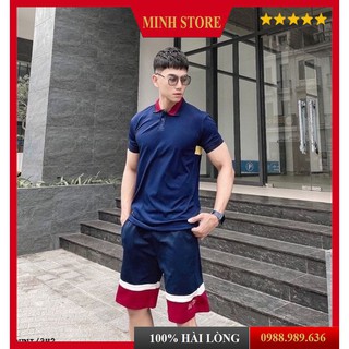 Đồ Bộ thể thao nam thun lạnh Cotton UNI Đồ bộ nam cao cấp phối màu co giãn 4 chiều - MS88