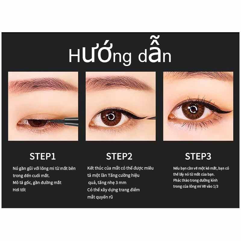 Bút Kẻ Mắt Màu Đen Kháng Nước Lâu Trôi Và Chống Mồ Hôi | BigBuy360 - bigbuy360.vn