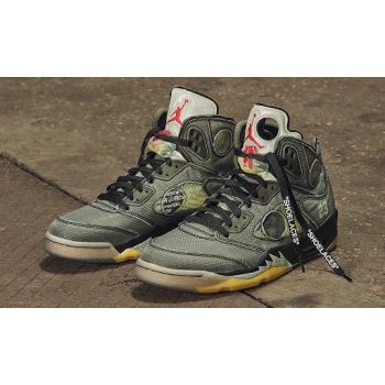 Dây Giày Thể Thao Sneaker Off White Đen Chính Hãng, Jordan