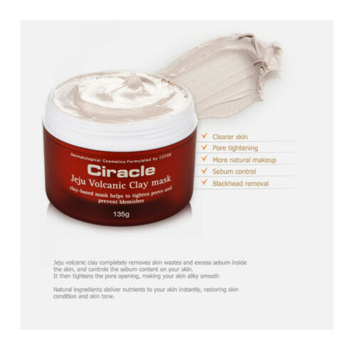 (Hàng Mới Về) Mặt Nạ Bùn Núi Lửa Jeju 135g / [Ciracle] Jeju Volcanic Clay Mask 135g