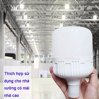 Bóng đèn LED Bulb trụ 30W Hopell sáng trắng siêu tiết kiệm