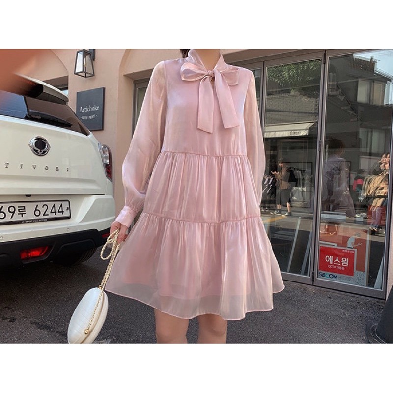 Váy babydoll Ullzang xếp tầng / Mina’s house. / redcard464 | BigBuy360 - bigbuy360.vn