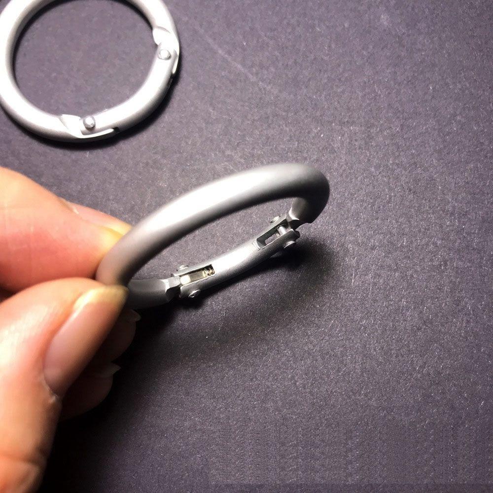 Set 5 Khóa Lò Xo Hình Chữ O Chuyên Dụng|Khóa Tròn Bằng Hợp Kim Nhôm Gắn Thắt Lưng Túi Xách