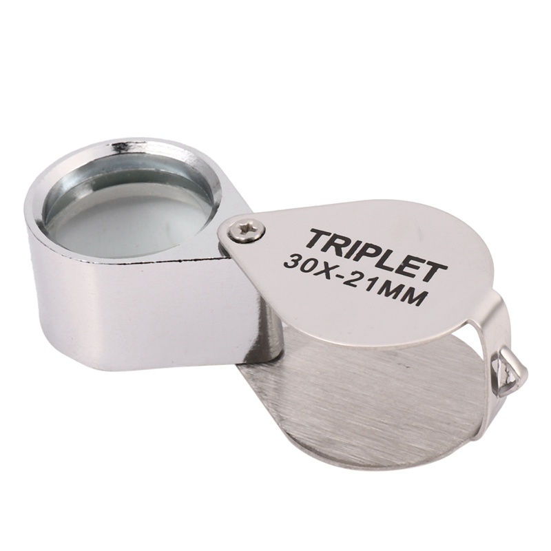 Kính Lúp Phóng Đại Trang Sức 30x Power 21mm Kèm Hộp Tinh Tế