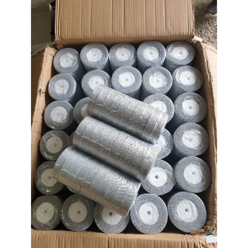Ruy băng 2cm nhũ kim tuyến cuộn dài 22m