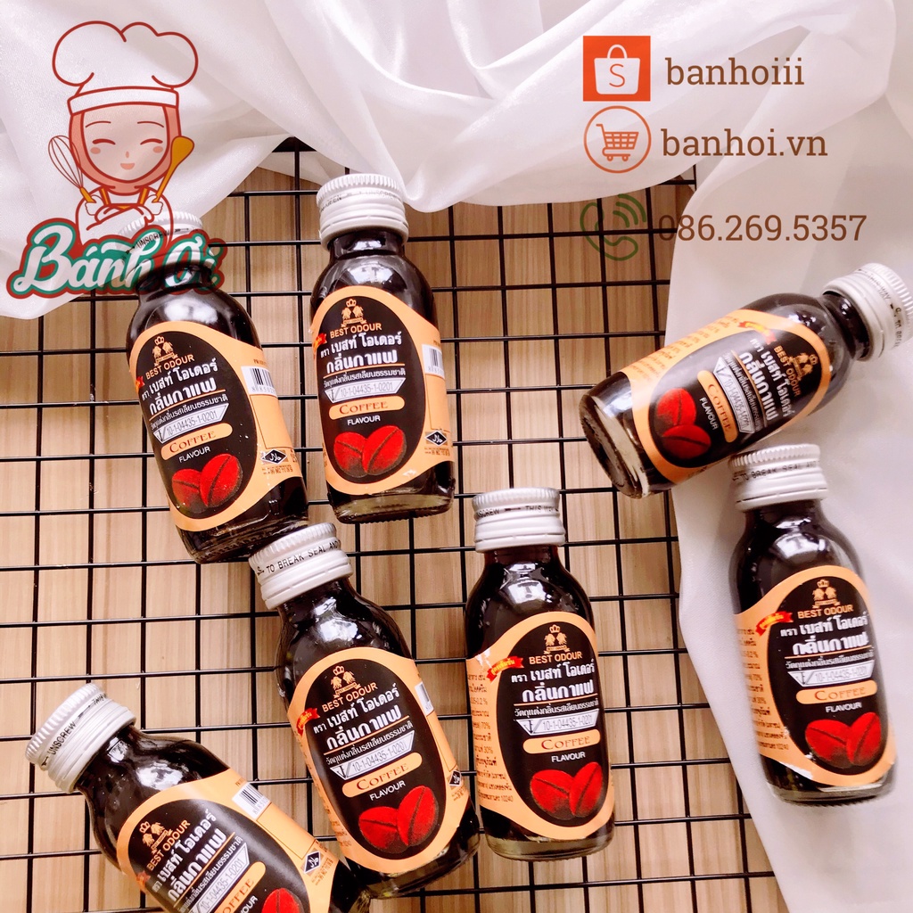 Hương thực phẩm Thái Lan Best Odour chai 30ml , hương làm bánh, kẹo, nấu chè