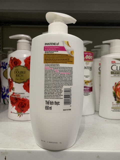 Dầu gội PANTENE việt nam ngăn dụng tóc 650g