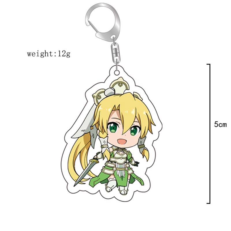 Móc Khóa Hình Nhân Vật Hoạt Hình Sword Art Online Yuuki Asuna Dễ Thương