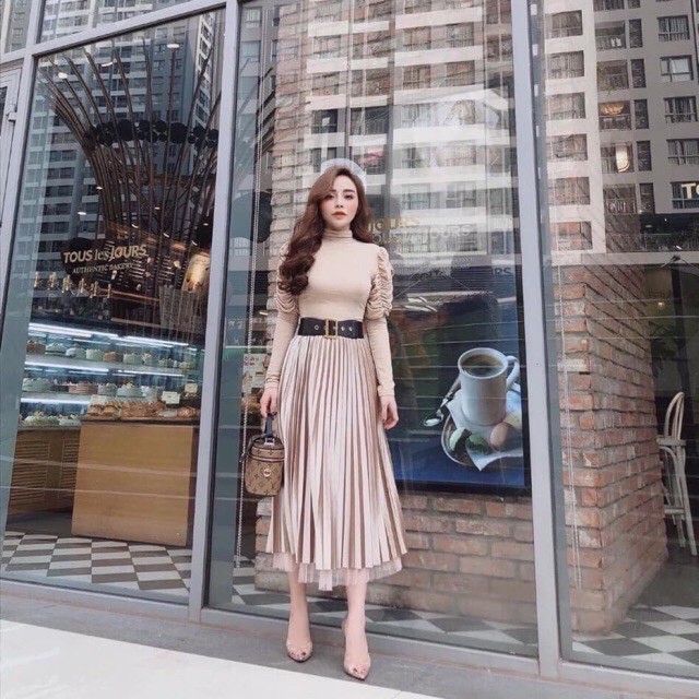 [BÁN SỈ] Chân Váy Nữ Dáng Xòe Midi_Mặc Hai Kiểu_Đi Học Đi Chơi Đều Xinh | BigBuy360 - bigbuy360.vn