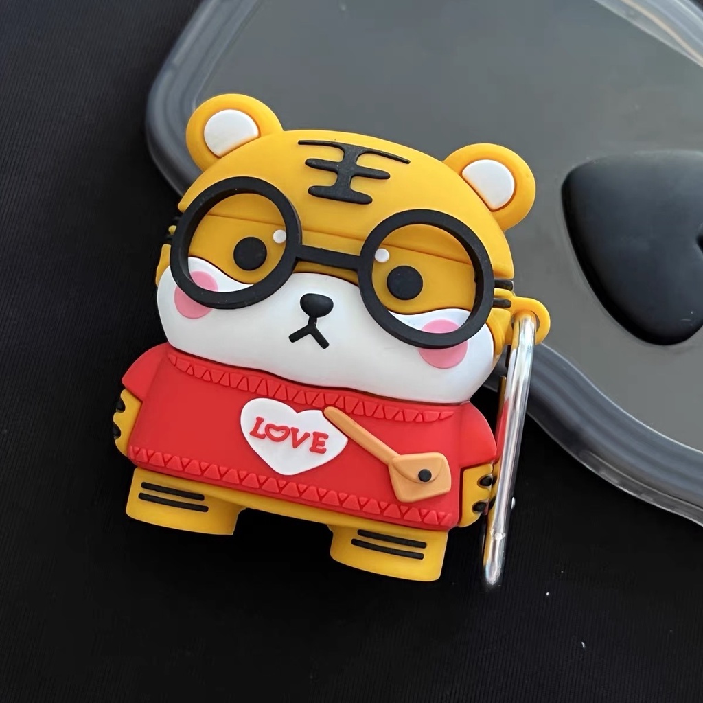Vỏ case ốp bảo vệ cho airpods 1 2 3 pro chất chống bẩn hình cute