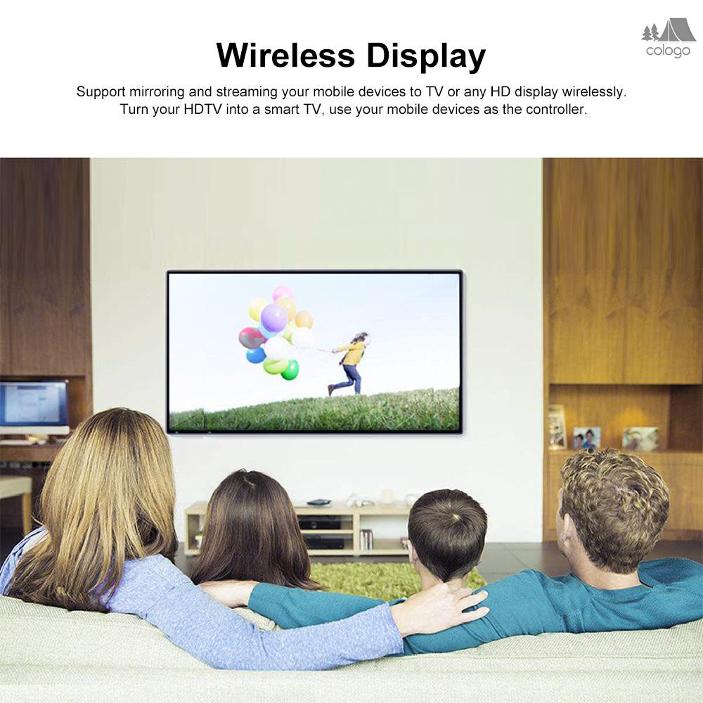 Thiết bị thu phát wifi 2.4G AnyCast M100 hiển thị TV 4K Airplay có song song DNLA cho Android iOS máy chiếu HDTV | BigBuy360 - bigbuy360.vn