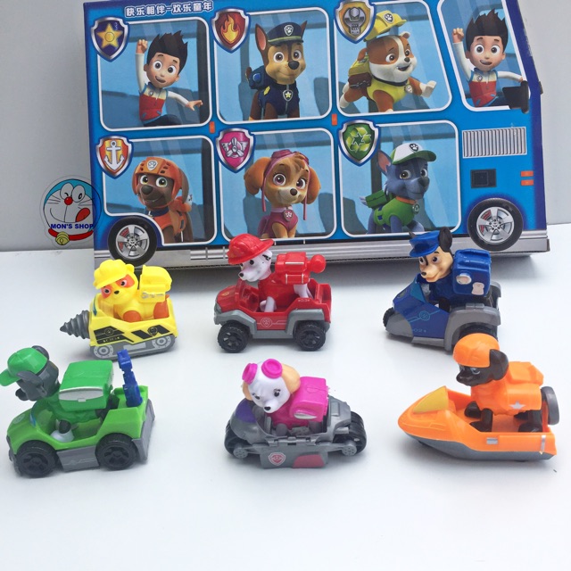 Đồ chơi 6 chú chó cứu hộ Pawpatrol chạy trớn