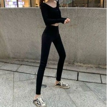 Quần legging trơn kéo dài chân siêu ôm siêu tôn dáng