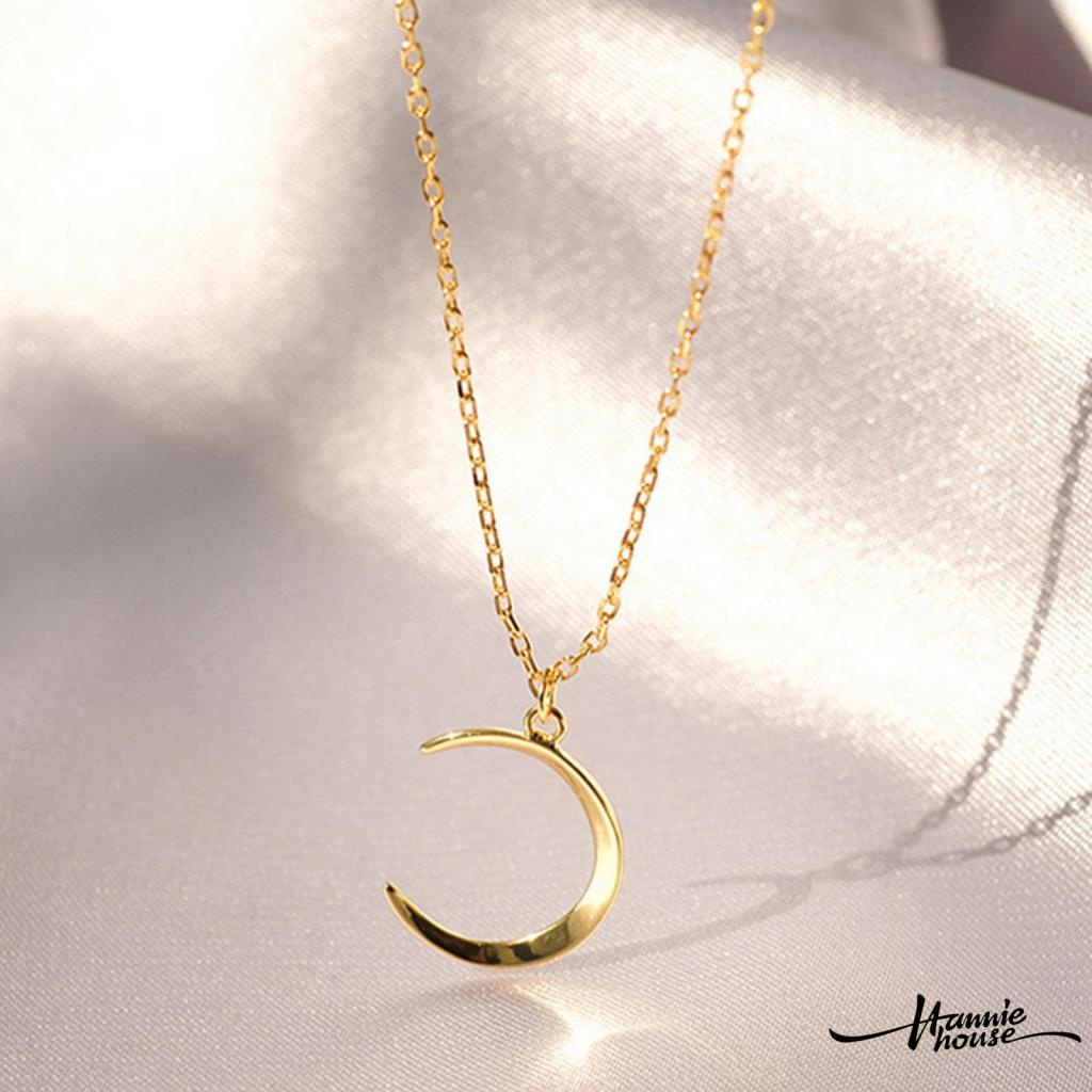 Dây chuyền mặt trăng khuyết thời trang cho nữ