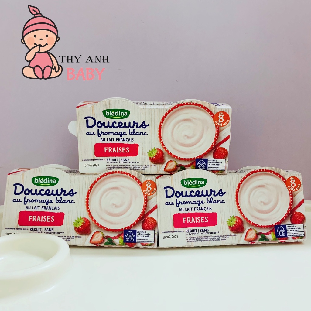 Sữa Chua Phô Mai Bledina Douceurs Của Pháp Cho Bé 6m+