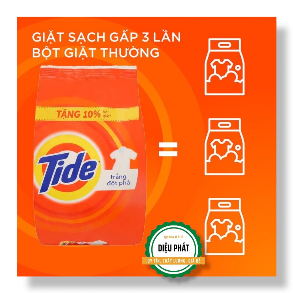 ⚡️ Bột Giặt Tide Trắng Đột Phá 800g