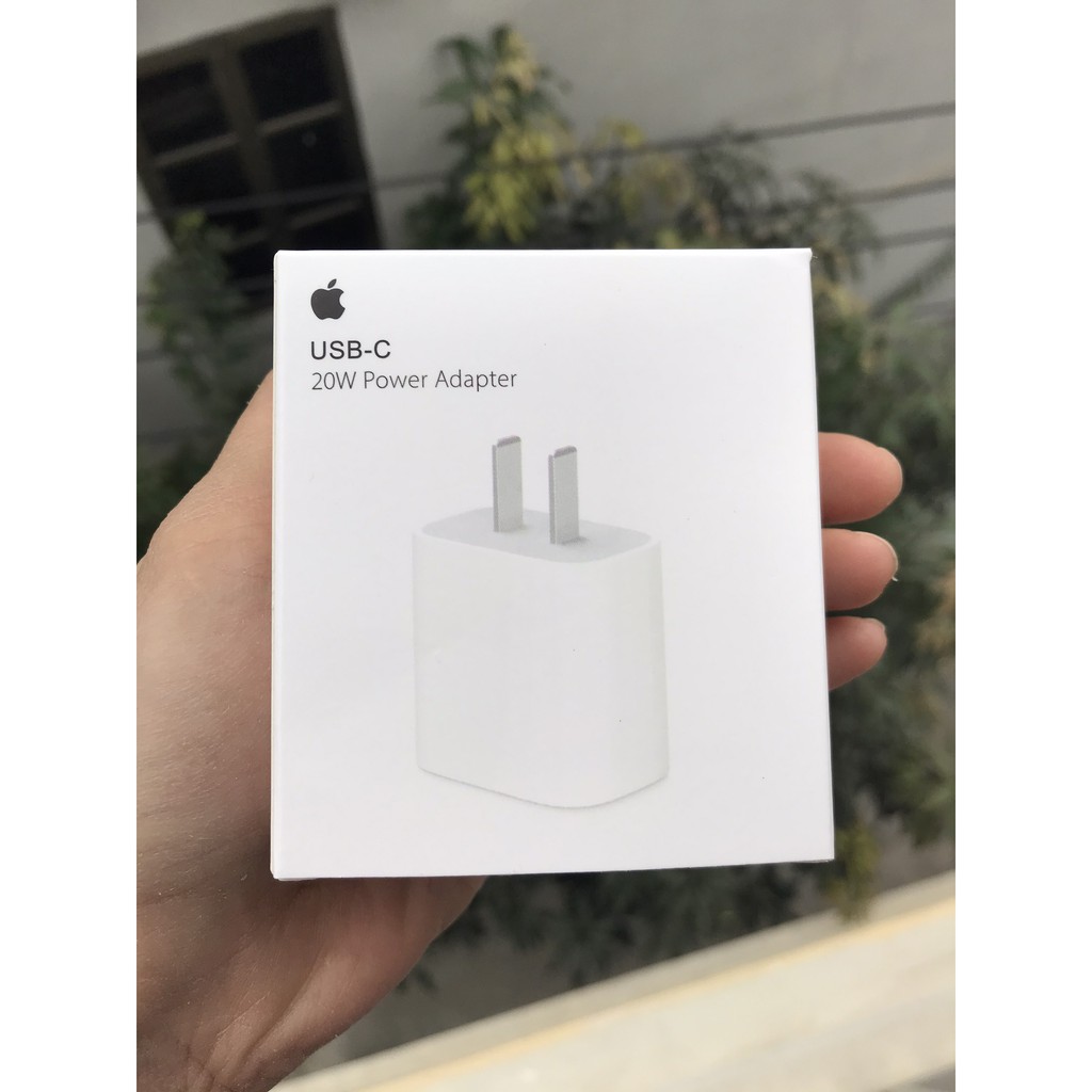 [FULL BOX] Củ sạc nhanh 20W IPhone 12 chân dẹp US Zin New Full Box