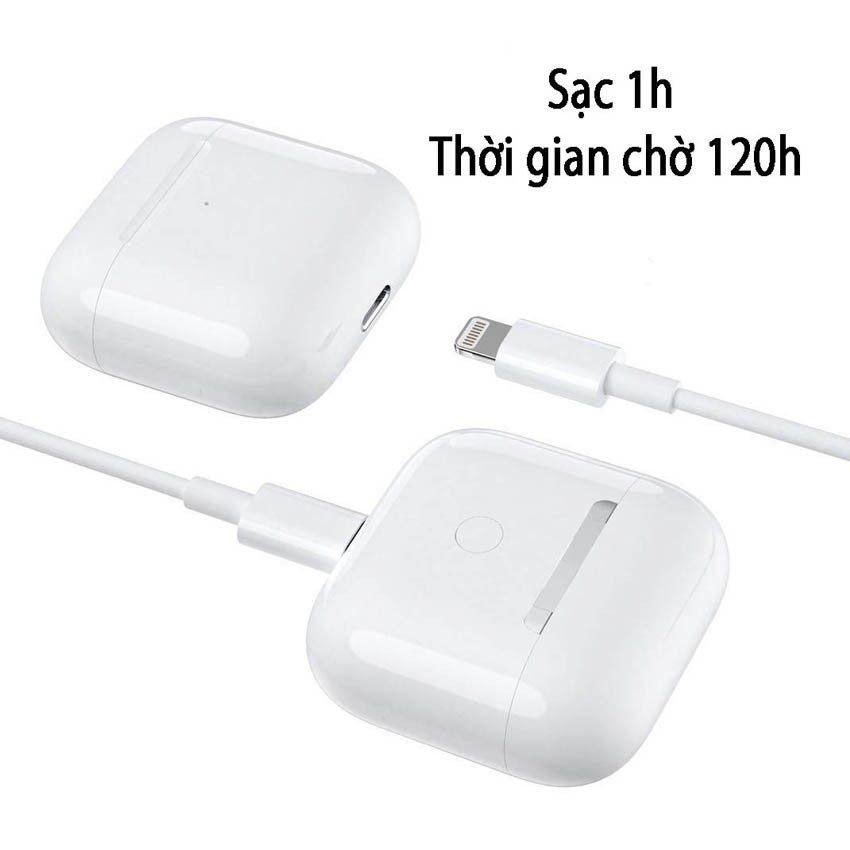 💥BẢO HÀNH 1 NĂM💥 Tai nghe bluetooth không dây mini Pro4 5.0, đổi tên, pop up, mẫu mới bass siêu trầm