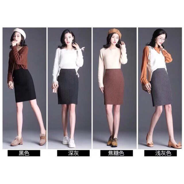 Chân váy len ngắn hàng Quảng Châu loại 1 | BigBuy360 - bigbuy360.vn