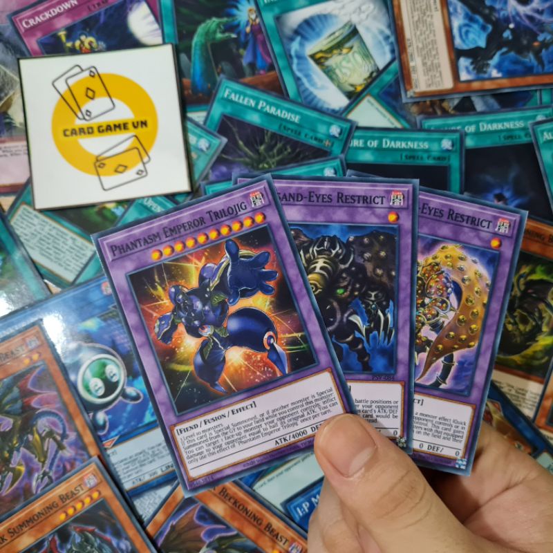 Bài YuGiOh - Bộ 54 lá bài Tam Quỷ GX Sacred Beasts - Sacred Beasts Deck - Card Game VN
