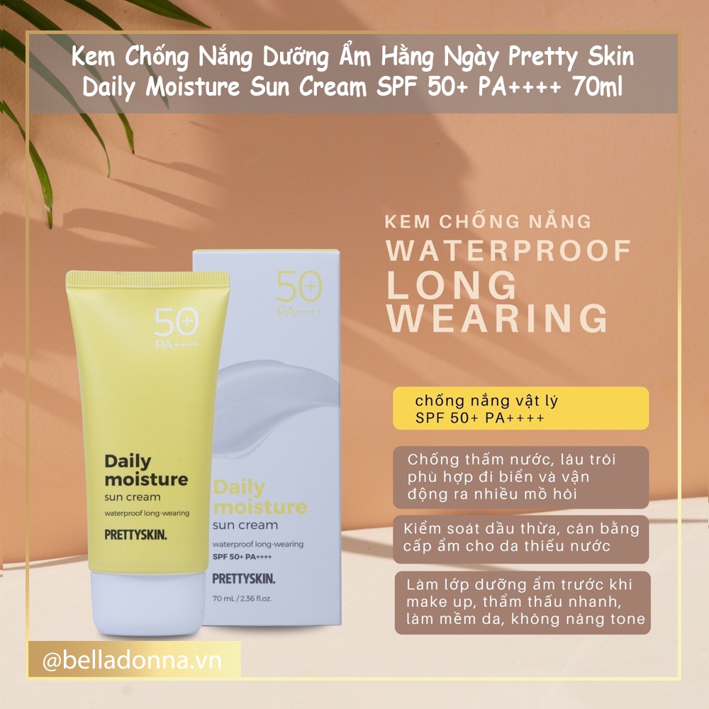 Kem Chống Nắng PrettySkin Sun Cream SPF 50+ PA++++ 70ml