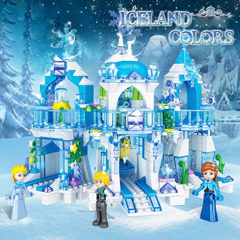 DISNEY Bộ Đồ Chơi Lắp Ráp Lego Hình Công Chúa Băng Giá Elsa Olaf Trong Frozen 2