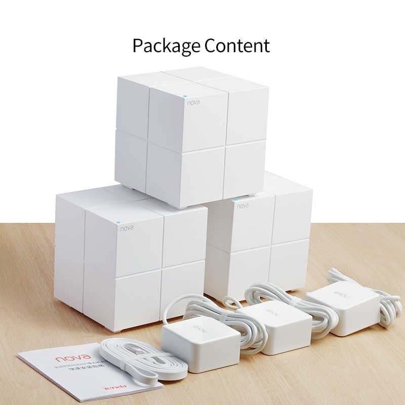 Hệ thống Phát Wifi Mesh Tenda Nova MW6 (3-Pack) Wifi Không Dây - Hàng Chính Hãng BH 3 NĂM