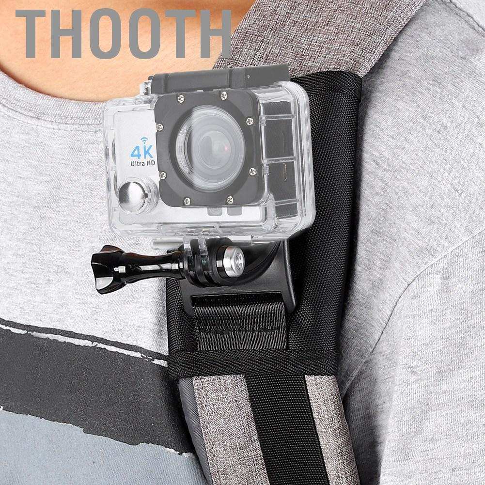Dây đai đeo gắn balo xoay 360 độ Thooth Ruba88 cho GoPro SJCAM Xiaomi Yi DH
 | BigBuy360 - bigbuy360.vn