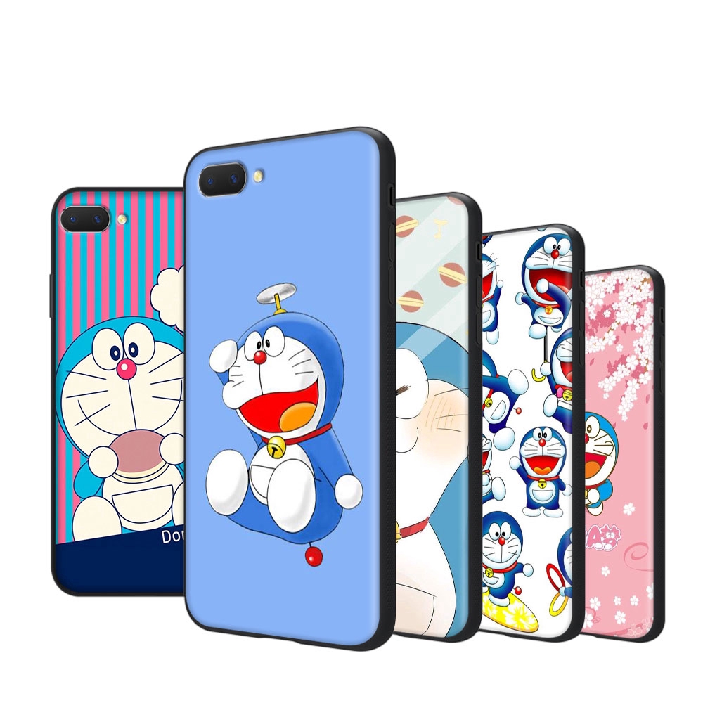 Ốp điện thoại mềm in hình Doraemon dễ thương cho OPPO A9 A5 A5S A1K A1 A3S AX5S A7X A7 AX7