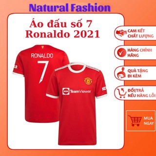 Áo Đấu Ronaldo mẫu mới 2021- Áo bóng đá Manchester United - vải lưới Polyester cao cấp