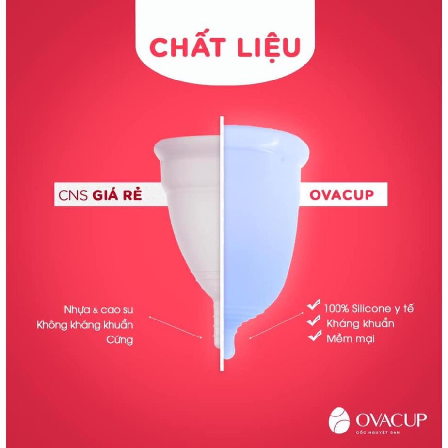 Cốc nguyệt san Ovacup - Hồng - Size S | Rendi Store