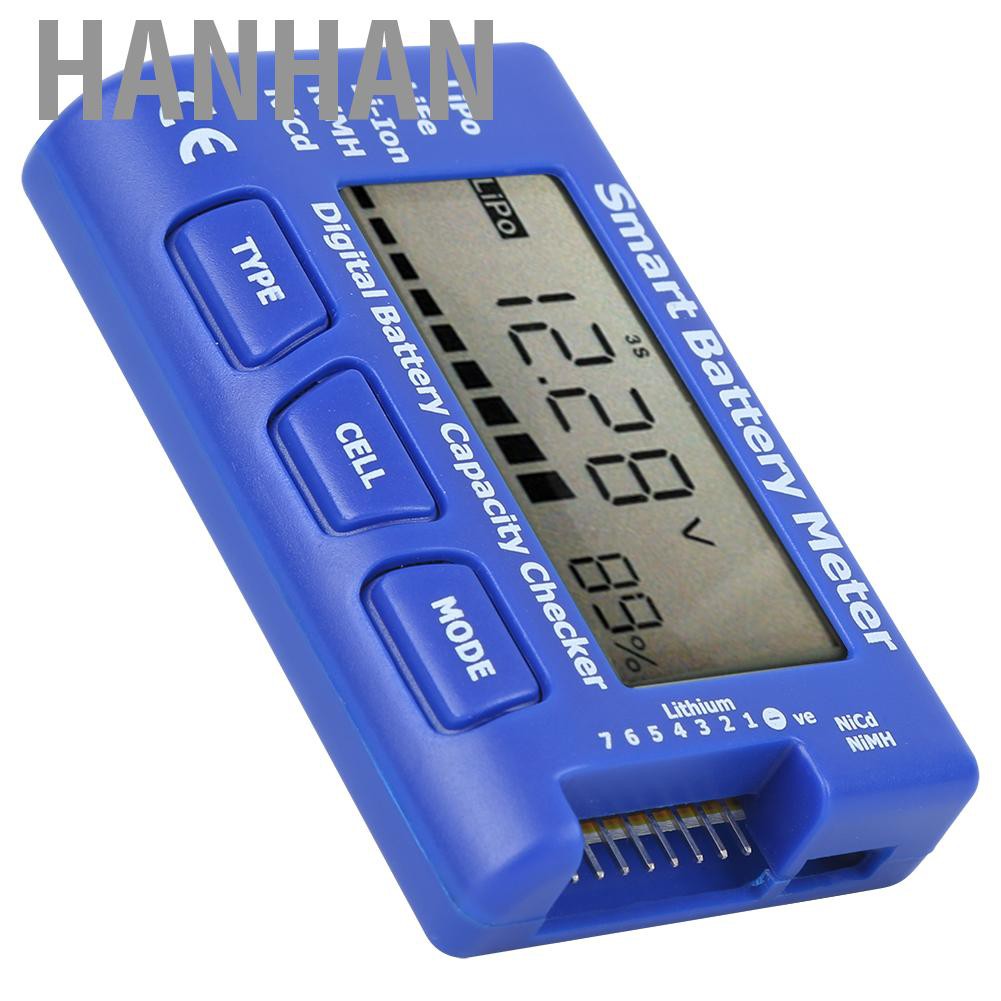 Đồng Hồ Đo Dung Lượng Pin Kỹ Thuật Số Hanhan 5 Trong 1 Với Màn Hình Lcd